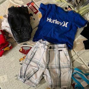Hurley shorts and shirt
